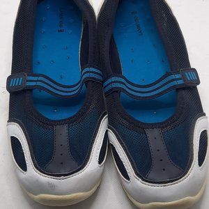 Blue Land's End Water Shoe with Nylon Upper and Velcro Strap Size 9.5 D(M)